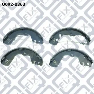 Колодки тормозные барабанные Q-fix Q092-0363