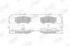 Тормозные колодки задние CHRYSLER 300M, NEON, PT CRUISER, SEBRING, VOYAGER /DODGE/LINCOLN Jurid 573069J (фото 1)