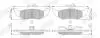 Тормозные колодки задние CHRYSLER 300M, NEON, PT CRUISER, SEBRING, VOYAGER /DODGE/LINCOLN Jurid 573069J (фото 2)