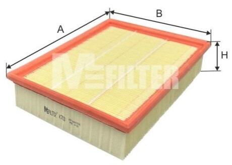 Фільтр повітряний M-FILTER K703