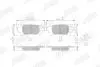 Тормозные колодки задние LEXUS GS, IS Jurid 573973J (фото 2)