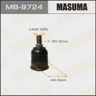 Фото опора шаровая MASUMA MB9724 Опора шаровая MASUMA MB9724