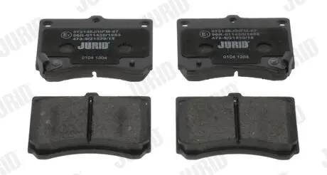 MAZDA гальмівний колодки передні 323 1.9 89-94 Jurid 572146J