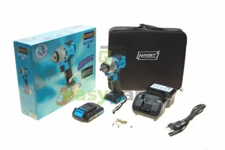 Гайкокрут акумуляторний 1/2" 270 Нм 18V 2Ah (АКБ і зарядн. пристрій) HAZET 9212M-1
