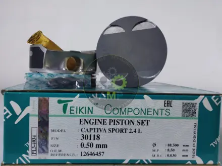 Поршні + 0.50 mm (к-кт на мотор) Opel Antara, Chevrolet Captiva A24XE(LE5),A24XF(LD9) TEIKIN 30118050