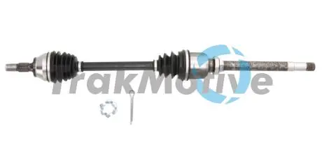 CITROEN піввісь передн. прав. L=914mm, L=876,5mm, 24/25 зуб. C3 II 1.6 HDi 09-16, DS3 1.6 THP 155 10-15, PEUGEOT 2008 I 1.6 HDi 13-, DS DS 3 1.2 VTi 82 15-19 TRAKMOTIVE 30-1723