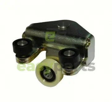 Направляюча центр прав верх/нижн дверей з роликами без кронштейна Mercedes Vito ROLL MV05