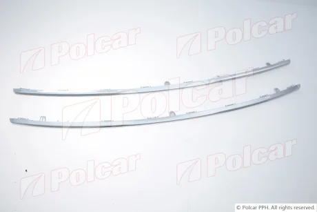 Накладка решетки бампера левый+правый Polcar 575627-8