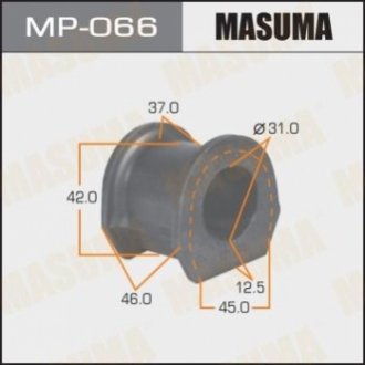 Втулка стабілізатора переднього Mitsubishi Pajero (-06) (Кратно 2 шт) MASUMA MP066 (фото 1)