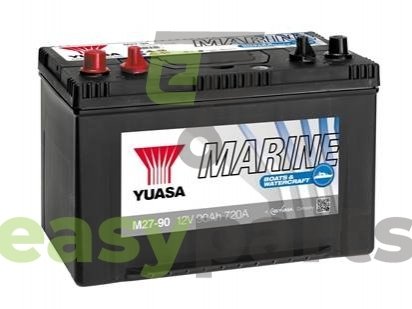 12V 90Ah Marine Battery (1) YUASA M27-90S