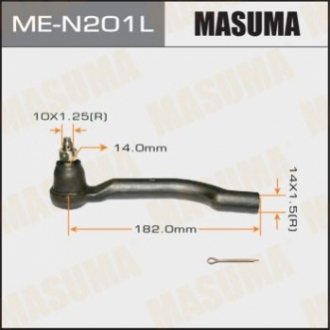 Наконечник рульової MASUMA MEN201L