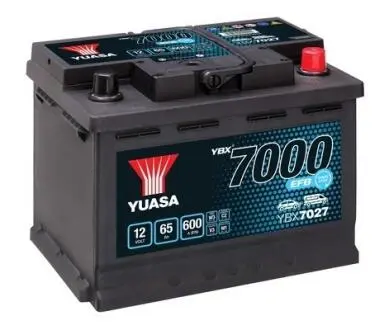 12V 65Ah 600A EFB Start Stop Battery (0) YUASA YBX7027