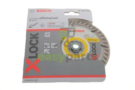 Круг відрізний 125x2x22,23 мм X-LOCK (Алмазний Standard for Universal) BOSCH 2608615166