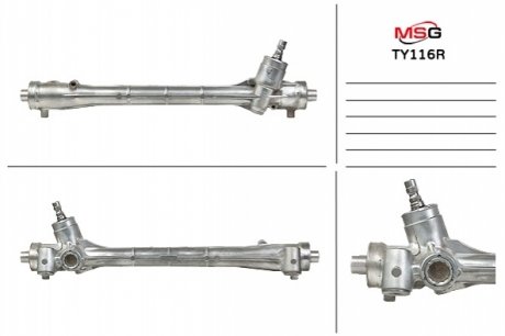Рульова рейка без ГУР Lexus Ct, Lexus Hs, Toyota Avensis MSG TY116R