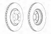 Гальмівний диск передній FIAT BRAVO, DOBLO, FIORINO, IDEA, LINEA, STILO/ ABARTH/ ALFA ROMEO/ LANCIA CHAMPION 561387CH (фото 2)