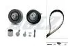 К-кт. ГРМ (рем.+3шт.ролик+кріплення) AUDI A3 1,9TDI VW 1,9TDI/SDI SEAT SKODA Octavia, Fabia DOLZ SKD108 (фото 1)