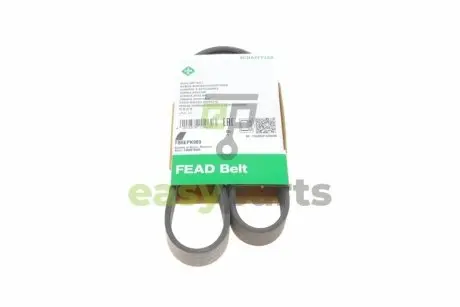 Ремінь генератора VW Polo/Up 11-/Skoda Fabia 14-/Seat Ibiza 1.0/1.6 15- (6PK989) INA FB 6EPK989