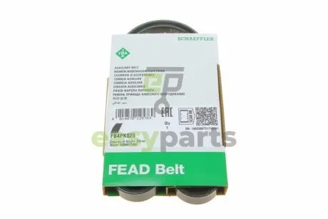 Ремінь генератора Suzuki Swift 1.0i 95-05/ Honda Civic 1.4-1.6 94-01/ Nissan Primera1.6-2.0 96-02 INA FB 4PK825