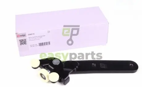 Ролик дверей (бічних/нижній) VW Caddy 03- (R) (з кронштейном) Solgy 306016