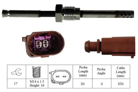 Датчик температуры выхлопных газов LUCAS LGS7155