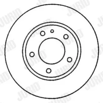 Гальмівний диск передній MERCEDES-BENZ A-CLASS Jurid 562049J