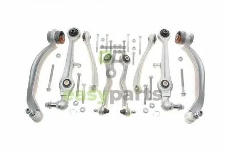 Комплект важелів підвіски (передньої) Audi A4/VW Passat 95-05 (з болтами) ASMETAL 13AU0400