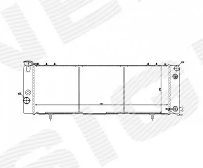 РАДИАТОР Signeda RA61001A