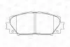 TOYOTA колодки гальмівні дискові YARIS 1.0 10-, YARIS / VIOS 1.3 05-13 CHAMPION 572578CH (фото 2)