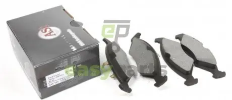 Колодки гальмівні (передні) Ford Escort/Fiesta/Sierra 80-02 AUTO STANDART AST753