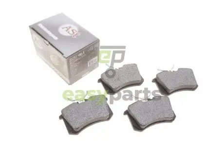 Колодки гальмівні (задні) VW Caddy III 04-/Peugeot 308 07-/Citroen C4 04- AUTO STANDART AST961