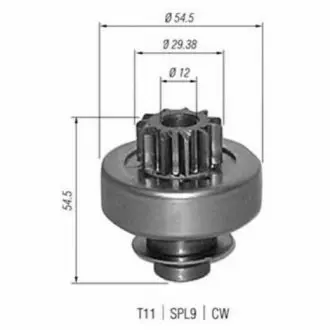 Бендикс PEUGEOT RENAULT VOLVO [] MAGNETI MARELLI 940113020347