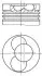 Поршень двигателя MAHLE / KNECHT 030 88 00 (фото 1)