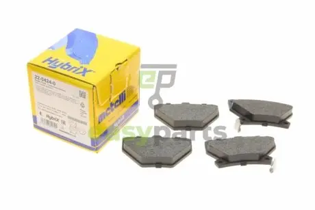 Колодки гальмівні (задні) Toyota Corolla 01-08/Prius 00-09/Yaris/Celica 99-05 Metelli 22-0424-0