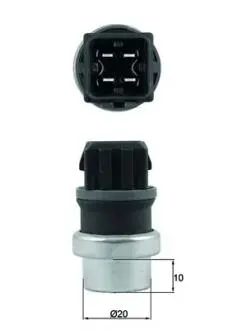 Датчик температури охолоджуючої рідини MAHLE / KNECHT TSE 24