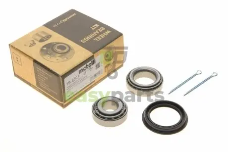 Підшипник маточини (задньої) Audi 80/100/A4/A6/VW Caddy 95-04 (19.05x50.29x15.49) (к-кт) Metelli 19-2501