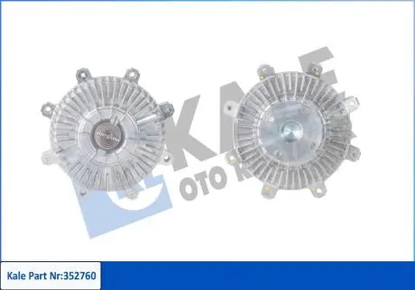 KALE HYUNDAI віскомуфта вентилятора радіатора Galloper,H-1/Starex/100 2.5D/TD 93- KALE OTO RADYATOR 352760
