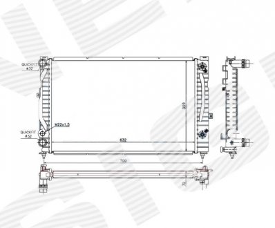 Радиатор Signeda RA60229Q (фото 1)