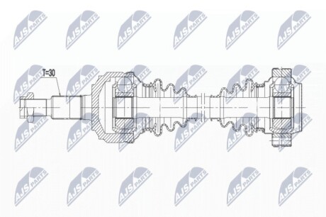 ПОЛУОСЬ NTY NPW-VW-186