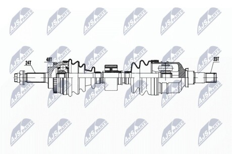 ПОЛУОСЬ NTY NPW-TY-179