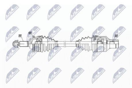 ПОЛУОСЬ NTY NPW-SU-052 (фото 1)