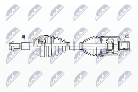 ПОЛУОСЬ NTY NPW-PL-144