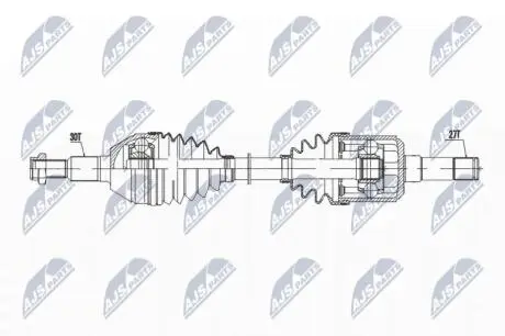 ПОЛУОСЬ NTY NPW-PL-145