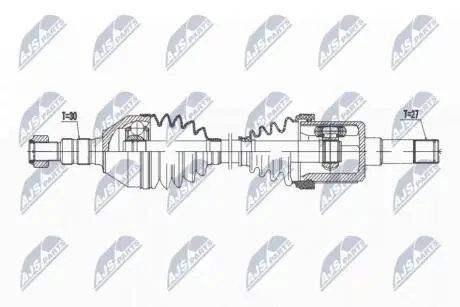 Фото полуось NTY NPW-PL-143 ПОЛУОСЬ NTY NPW-PL-143