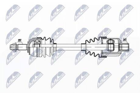 ПОЛУОСЬ NTY NPW-PL-135