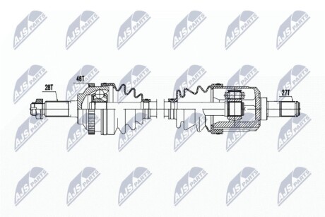 ПОЛУОСЬ NTY NPW-KA-388