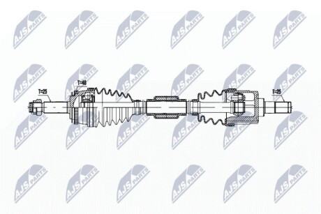 ПОЛУОСЬ NTY NPW-KA-382