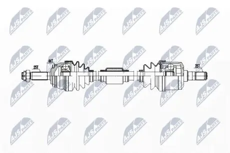 ПОЛУОСЬ NTY NPW-HY-611