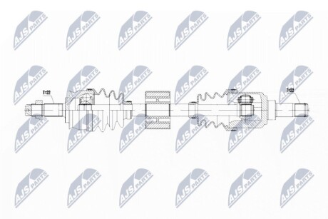 ПОЛУОСЬ NTY NPW-FT-069