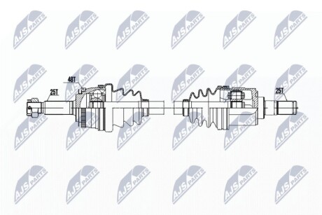 ПОЛУОСЬ NTY NPW-HY-603