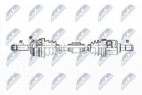 ПОЛУОСЬ NTY NPW-HY-605